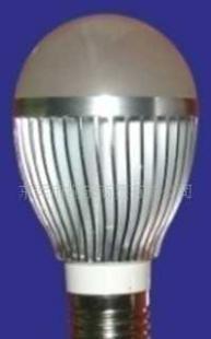 優質節能環保LED球泡燈 鰭片鋁合金暖光6W燈具解析